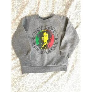 Bob Marley One Love Sweatshirt Gray Toddler 3T
